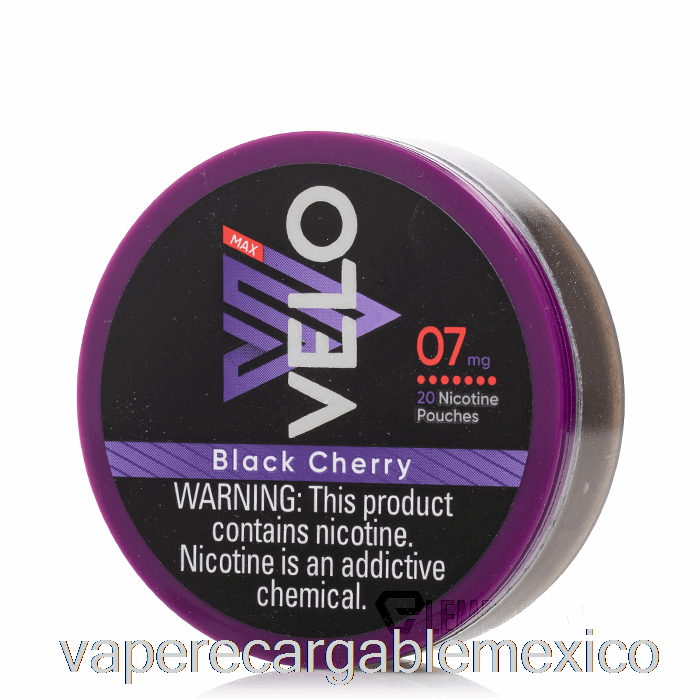 Vape Recargable Velo Bolsas De Nicotina - Cereza Negra 7 Mg